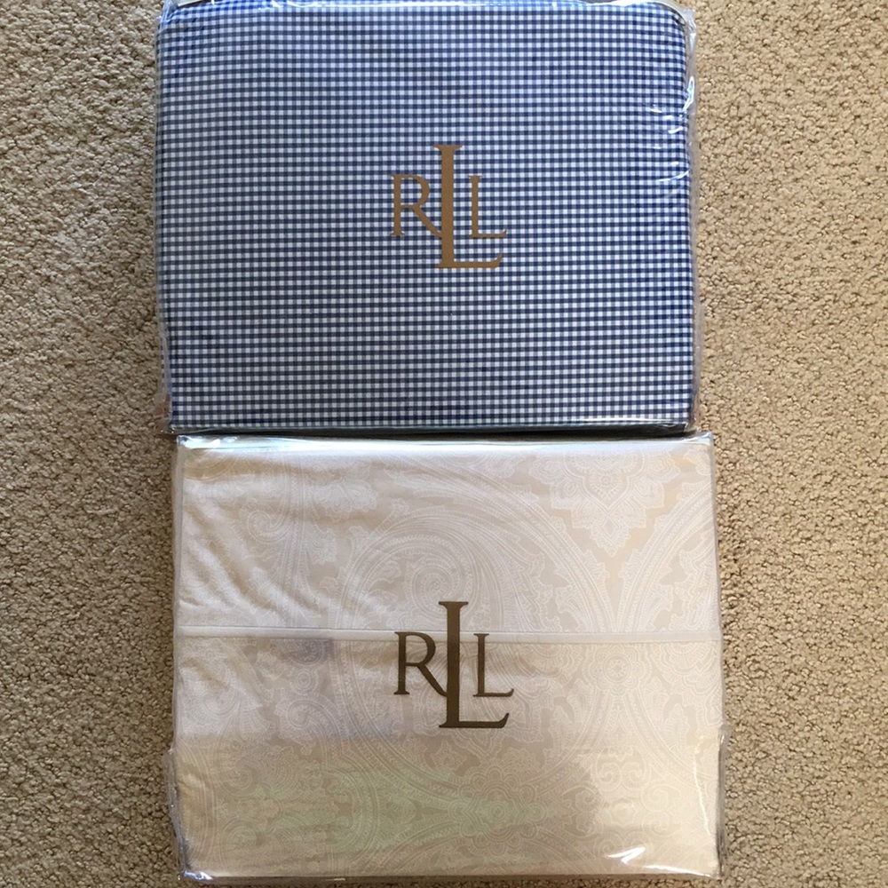 NEW 2 sets Ralph Lauren full sheets